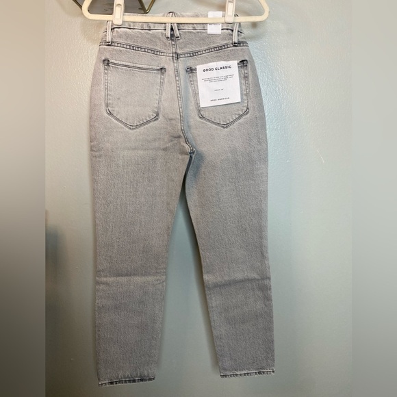 Good American Good Classic Jeans in Black 176 Size 0 / 25 NWT - Picture 6 of 6